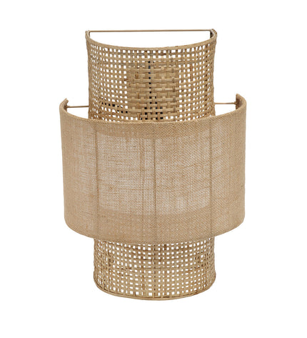 The Bolly Jute Wall Lamp - Natural - M