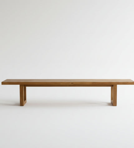 Bench With Square Foot - Natural - 280