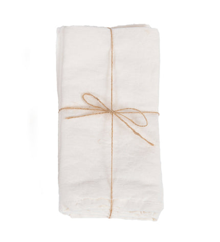 The Linen Napkin - White