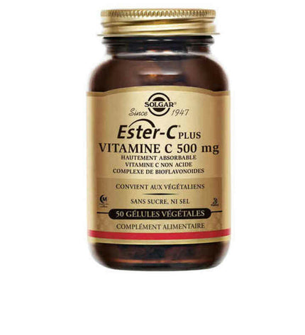 Solgar Ester-C Plus Vitamin C supplement bottle with 50 tablets, health and personal care, vitamins, minerals, dietary supplement