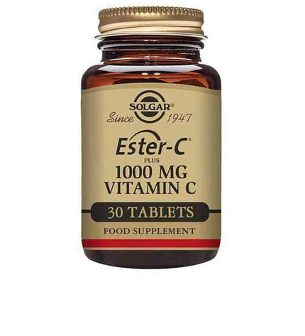 Solgar Ester-C Plus Vitamin C supplement bottle with 30 chewable tablets, health and personal care, vitamin and mineral supplement