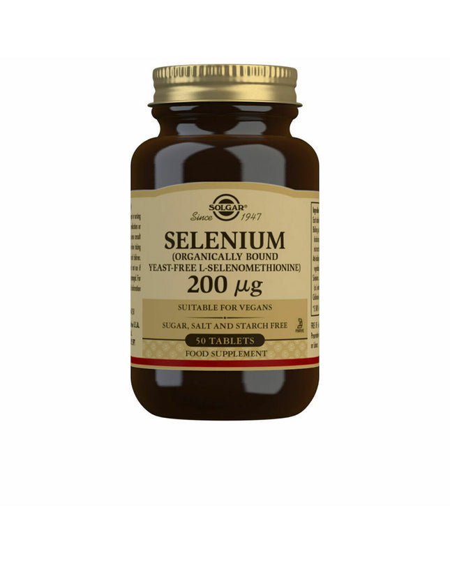 Solgar Seleen E2556 vitamin supplement bottle, health and personal care, featuring capsules for immune support and mineral health.