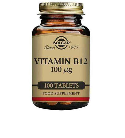 Solgar Vitamin B12 supplement bottles, 100 softgels, in health and personal care product for vitamins and minerals.