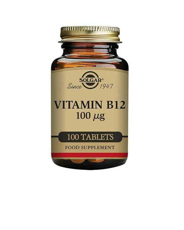 Solgar Vitamin B12 supplement bottles, 100 softgels, in health and personal care product for vitamins and minerals.
