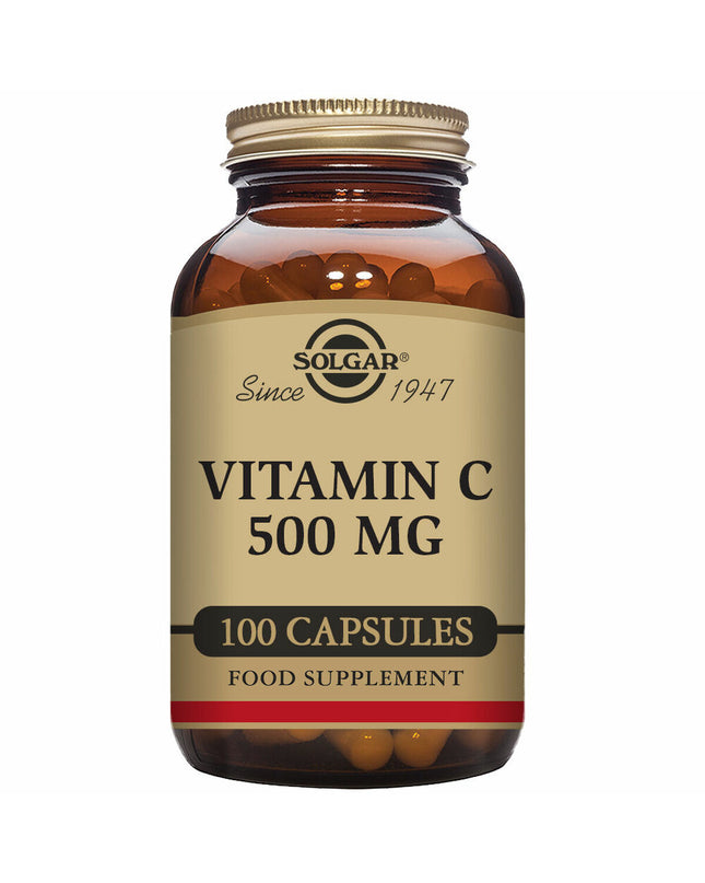 Solgar Vitamin C supplement bottles, 100 tablets for immune support, in health and personal care category.