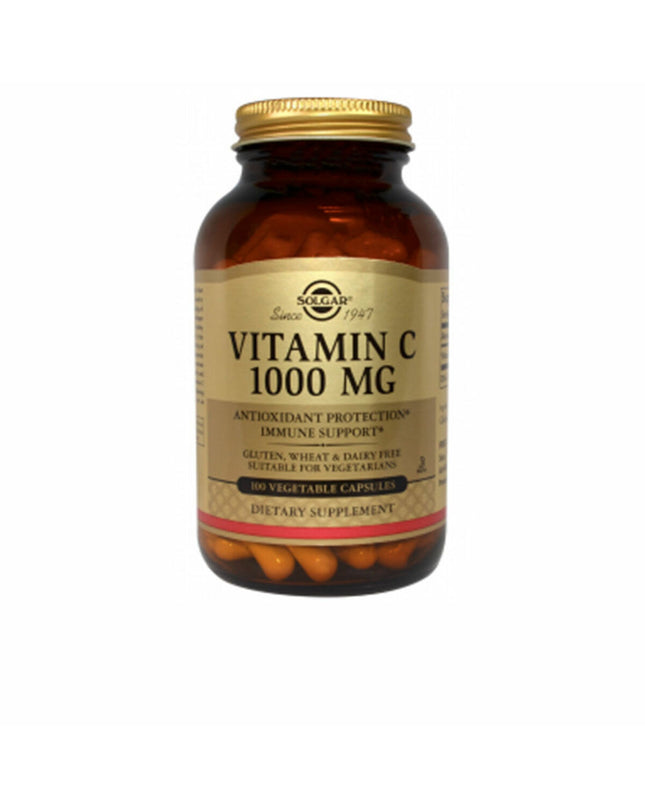 Solgar Vitamin C supplement bottle with 100 tablets, health and personal care, vitamins, minerals and supplements.