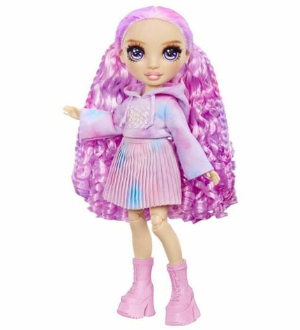 Rainbow High action figure from Rainbow High toy collection, featuring colorful doll with stylish outfit and accessories.