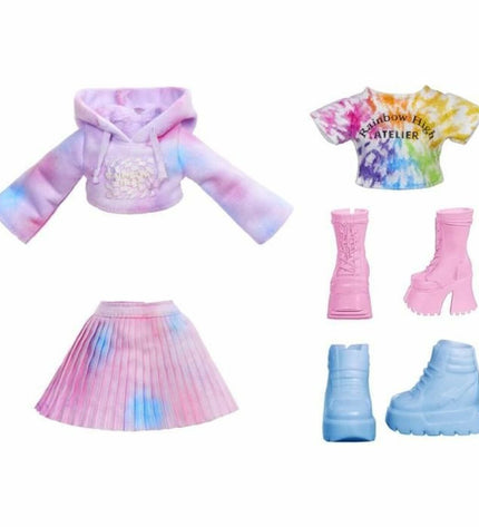 Rainbow High action figure from Rainbow High toy line, detailed doll with fashionable outfit and vibrant hair.