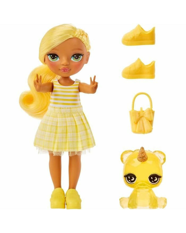 Rainbow High actiefiguur toy, colorful fashion doll from the Rainbow High brand with vibrant clothing and accessories.
