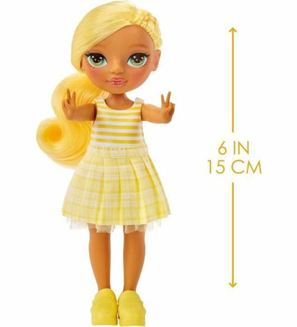 Rainbow High action figure from Rainbow High toy line, detailed doll with colorful outfit and accessories in vibrant pose.