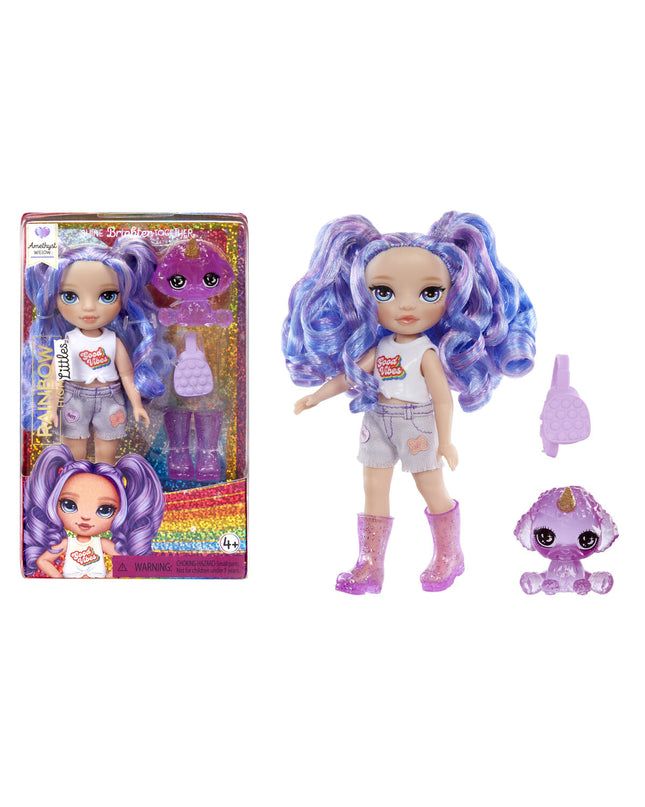 Colorful Rainbow High action figure toy from Rainbow High, showcasing a detailed doll with vibrant outfit and accessories.