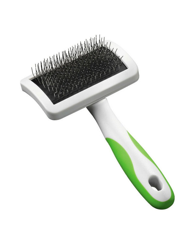 Andis Rugkammen hondenborstel with sturdy teeth for grooming and detangling dog coats, pet grooming tool for dogs.