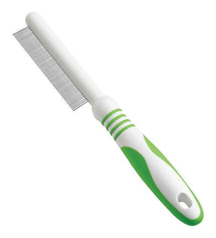Andis steel plastic dog brush designed to remove fleas and tangles from dogs' fur, suitable for effective grooming.