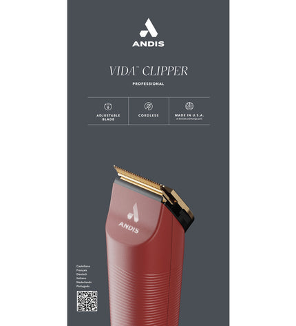 Andis Reservescheermesje for cats, a replacement grooming blade for feline grooming tools, shown in close-up.