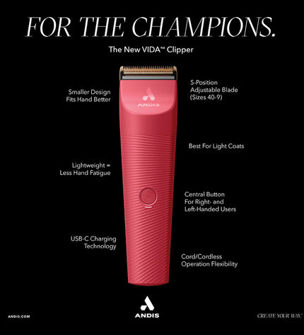 Andis Reservescheermesje for cats, pet grooming tool with precision blades, designed for trimming and grooming feline coats.