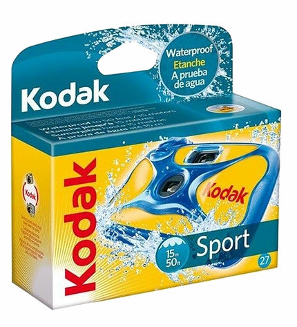 Kodak Ultra Sport digital camera, waterproof and rugged electronic toy for kids, shown with colorful design and compact size.