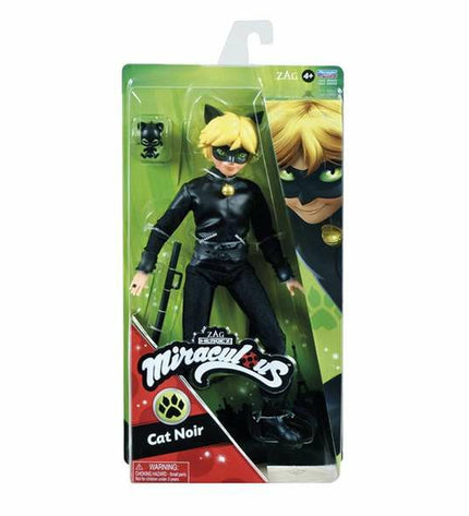 Miraculous: Tales of Ladybug & Cat Noir 26 cm action figures toy set featuring characters in colorful costumes and dynamic poses.