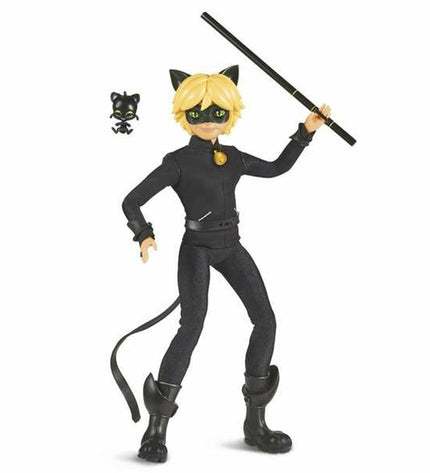 Miraculous Tales of Ladybug & Cat Noir 26cm action figures featuring Ladybug and Cat Noir in dynamic poses.