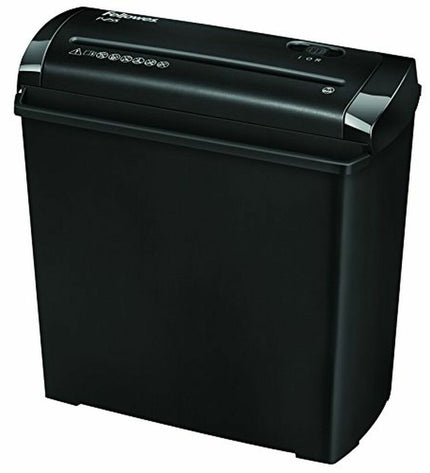 Fellowes P-25S paper shredder with 11-liter bin, office electronics, compact design for secure document disposal