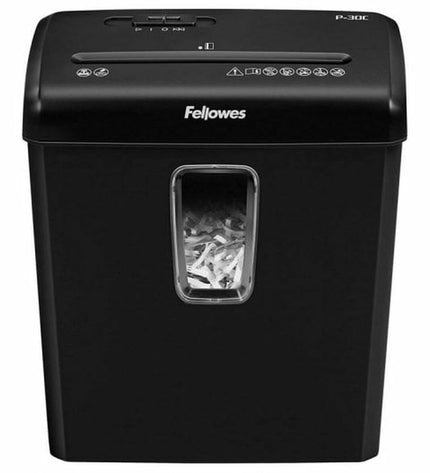 Fellowes Papierversnipperaar 6008101, 15 L capacity, compact office shredder with safety features and modern design.