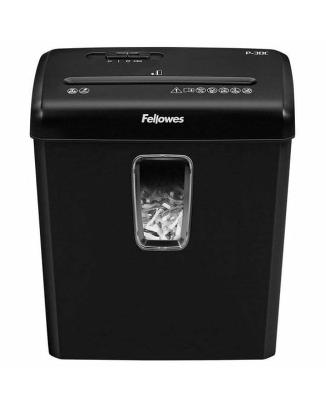 Fellowes Papierversnipperaar 6008101, 15 L capacity, compact office shredder with safety features and modern design.
