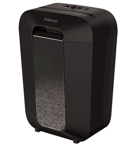 Fellowes Powershred LX70 paper shredder for office use, showing the compact office electronics with paper feed and shredding slot.