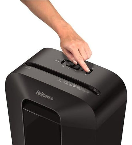 Fellowes Powershred LX70 paper shredder for office use, compact office electronics with paper shredding features.