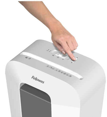 Fellowes Papierversnipperaar 100110064, 17 L capacity, office shredder for secure document disposal, in a modern office setting