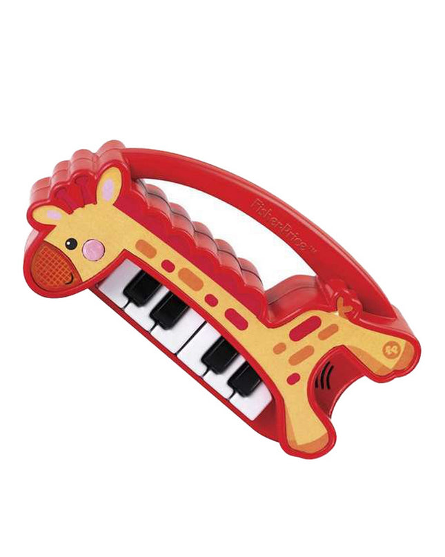 Fisher-Price electronic toy piano for children, colorful mini musical keyboard with keys and buttons, ideal for kids' music play