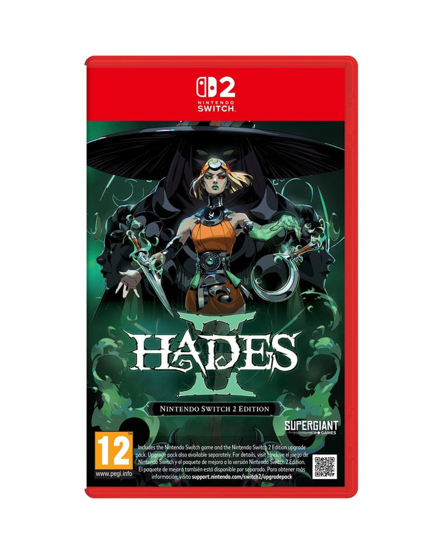 Nintendo HADES II Switch video game cartridge for Switch 2, Plug & Play console gaming, electronic entertainment.