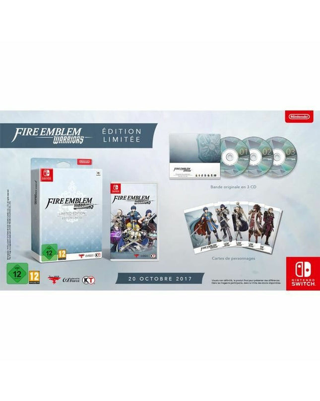 Nintendo Fire Emblem Warriors Switch video game for Nintendo Switch console, electronic plug & play game cartridge.