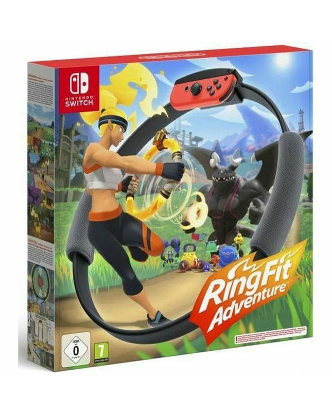 Nintendo Switch sports video game cartridge for electronic plug-and-play gaming console, featuring colorful sports-themed artwork.