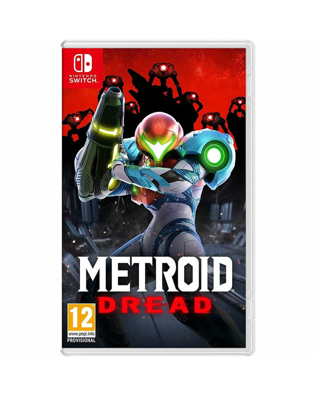 Nintendo Switch videogame cartridge for plug and play console, featuring colorful game artwork and branding on the label.