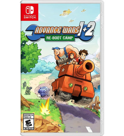 Nintendo Advance Wars 1+2: Re-Boot Camp Switch videogame cartridge for electronic plug & play console with colorful game cover art