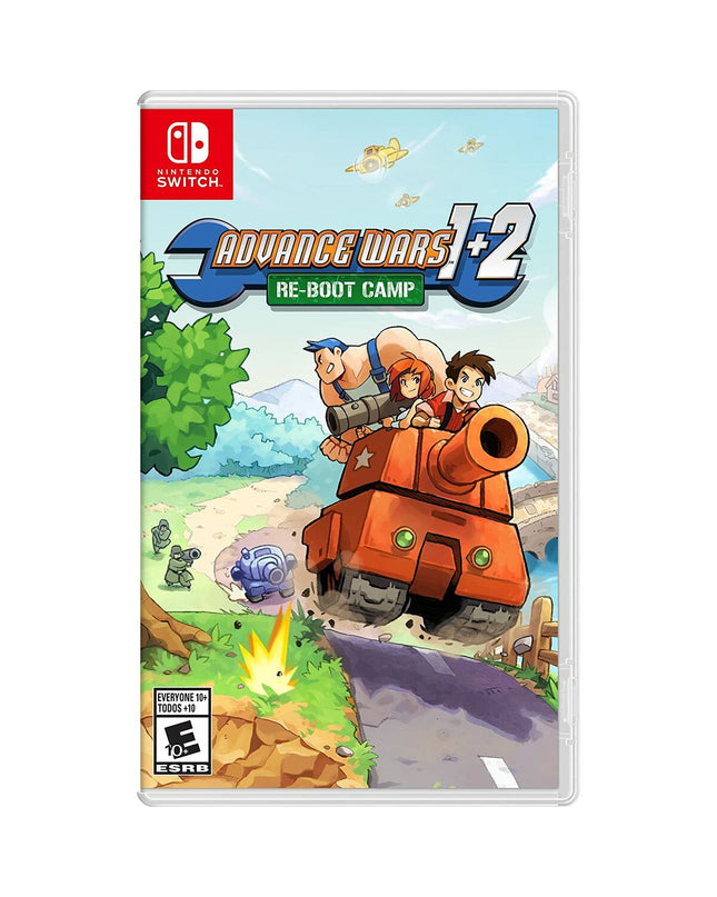 Nintendo Advance Wars 1+2: Re-Boot Camp Switch videogame cartridge for electronic plug & play console with colorful game cover art