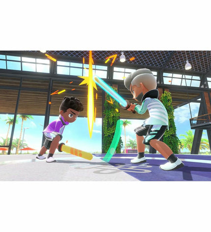 Nintendo Switch Sports video game cartridge for Nintendo Switch console, electronic plug and play gaming entertainment.