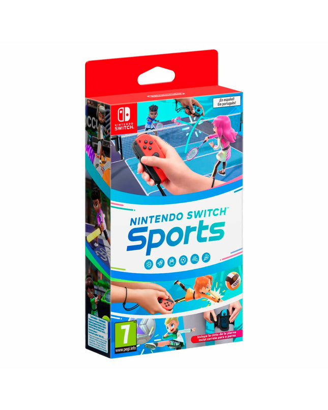 Nintendo Switch Sports videogame for Switch console, featuring colorful game cover with sports illustrations.