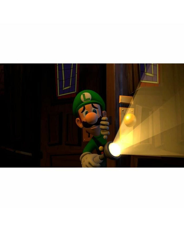 Nintendo Luigi's Mansion 2 Switch video game cartridge for Plug & Play console, featuring Luigi and haunted mansion artwork.