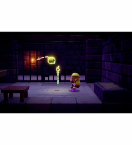 Nintendo The Legend of Zelda Echoes of Wisdom Switch video game for plug-and-play console, featuring artwork and game cartridge.