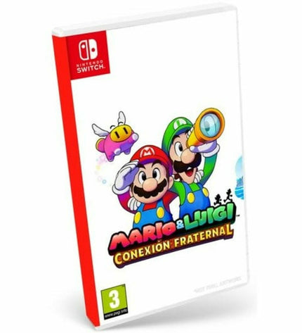 Nintendo video game toy, electronic entertainment product from the Videospellen Nintendo 10013845 series, featuring colorful game packaging.
