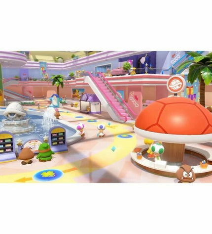 Nintendo Super Mario Party Jamboree video game for Switch, a plug-and-play electronic console with colorful game artwork.