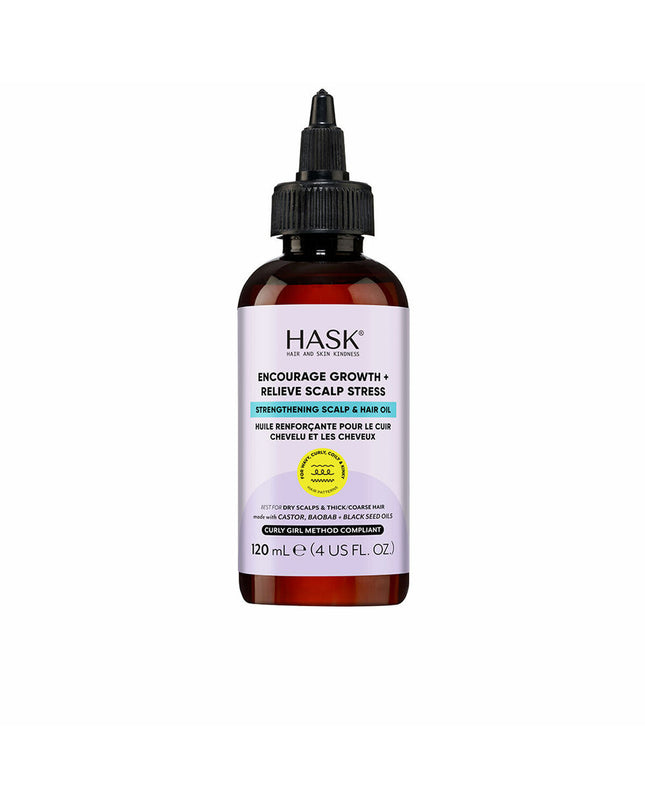 HASK Texture voedingssupplement bottle, 120 ml, in white container with label, for health and personal care.