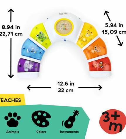 Baby Einstein Glow & Discover Light Bar baby piano with colorful lights and interactive buttons for young children.