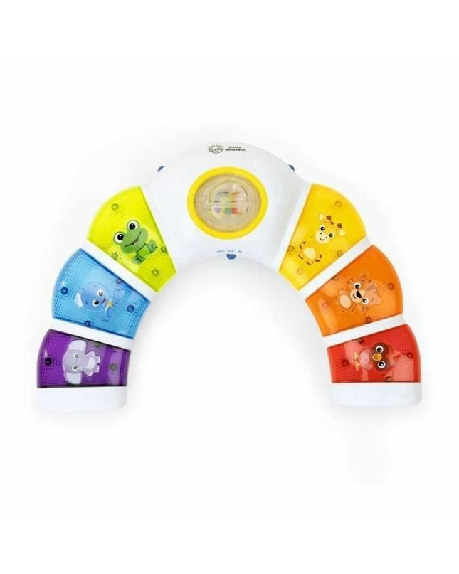 Baby Einstein Glow & Discover Light Bar, colorful interactive baby piano toy with lights for young children.