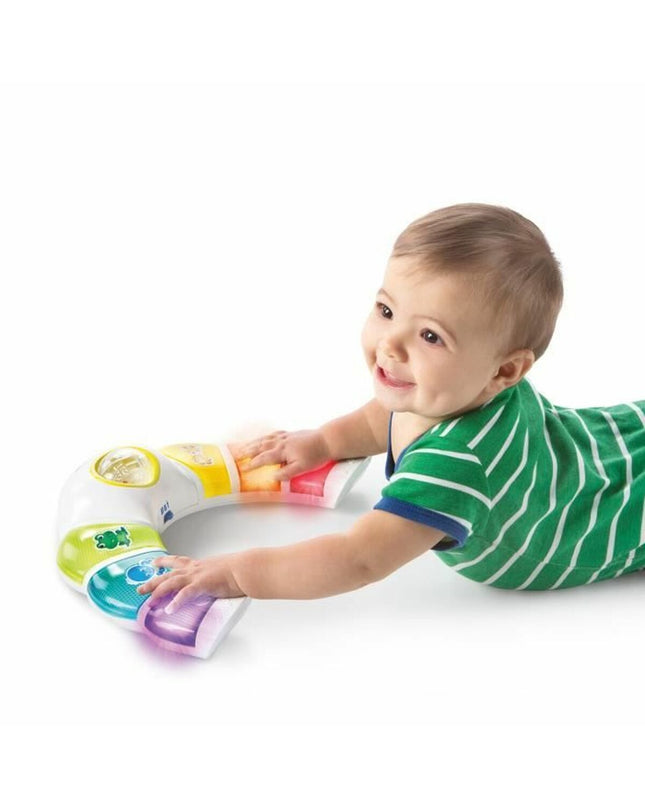Baby Einstein Glow & Discover Light Bar interactive piano for babies, colorful toy with lights for young children.