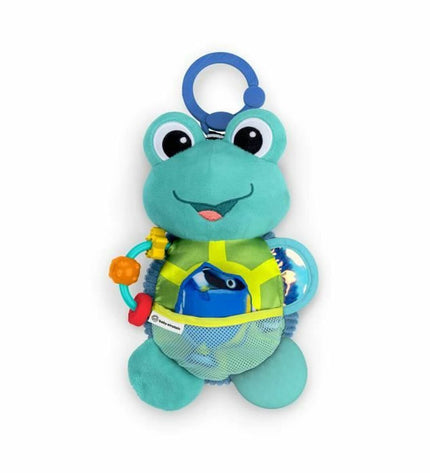 Soft Baby Einstein Ocean Explorers Neptune plush toy for babies, featuring colorful ocean-themed design and gentle textures.