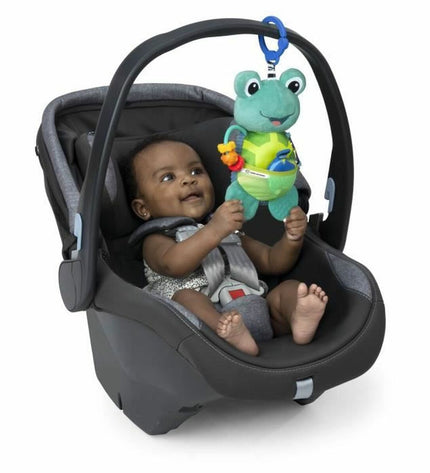 Baby Einstein Ocean Explorers Neptune soft activity toy for babies, made of white plastic with colorful ocean-themed details.