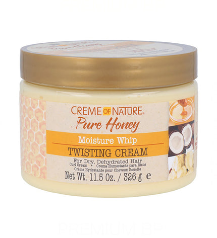 Creme Of Nature Pure Honey conditioner bottle, 340 ml, with honey and hair care ingredients, ideal for nourishing hair.