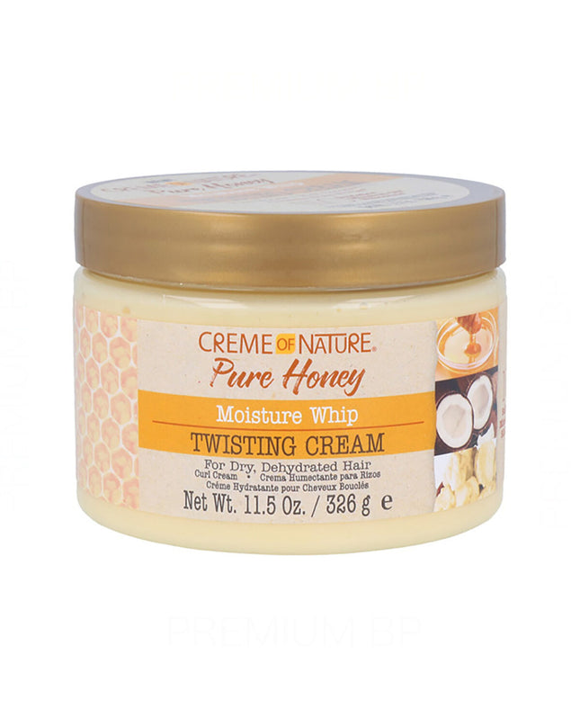 Creme Of Nature Pure Honey conditioner bottle, 340 ml, with honey and hair care ingredients, ideal for nourishing hair.