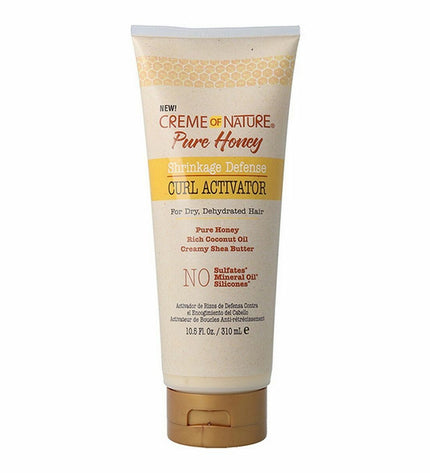 Creme Of Nature Pure Honey Curl Defining Conditioner in 310ml bottle, suitable for curly hair, health and personal care.